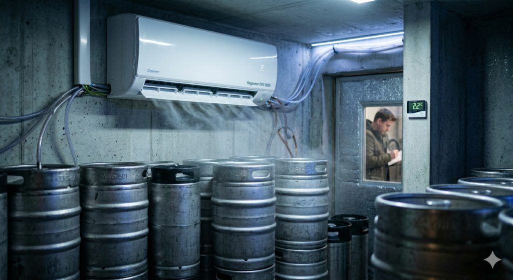 Кондиціонер в кегову для пивного магазну