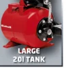 Насосна станція, Einhell GC-WW 6538, 650 Вт, 3800 л/рік, вис. 36 м, глиб. 8 м, бак 20 л — изображение 3
