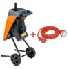 Подрібнювач садовий DS2500/40 KIT, 220В, 2500Вт, гілки до 40мм, ножі + підовжувач 10м помаранч. — изображение 3