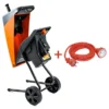 Подрібнювач садовий DS2500/40 KIT, 220В, 2500Вт, гілки до 40мм, ножі + підовжувач 10м помаранч. — изображение 4