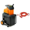 Подрібнювач садовий DS2800/45 KIT, 220В, 2800Вт, гілки до 45мм, ножі, контейнер 60л + подовжувач 10м помаранч. — изображение 3