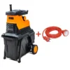 Подрібнювач садовий MS2800/45 KIT, 220В, 2800Вт, гілки до 45мм, фреза, контейнер 60л + підовжувач 10м помаранч. — изображение 2