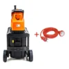 Подрібнювач садовий DS2800/45 KIT, 220В, 2800Вт, гілки до 45мм, ножі, контейнер 60л + подовжувач 10м помаранч. — изображение 4