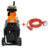 Подрібнювач садовий MS2800/45 KIT, 220В, 2800Вт, гілки до 45мм, фреза, контейнер 60л + підовжувач 10м помаранч. — изображение 4